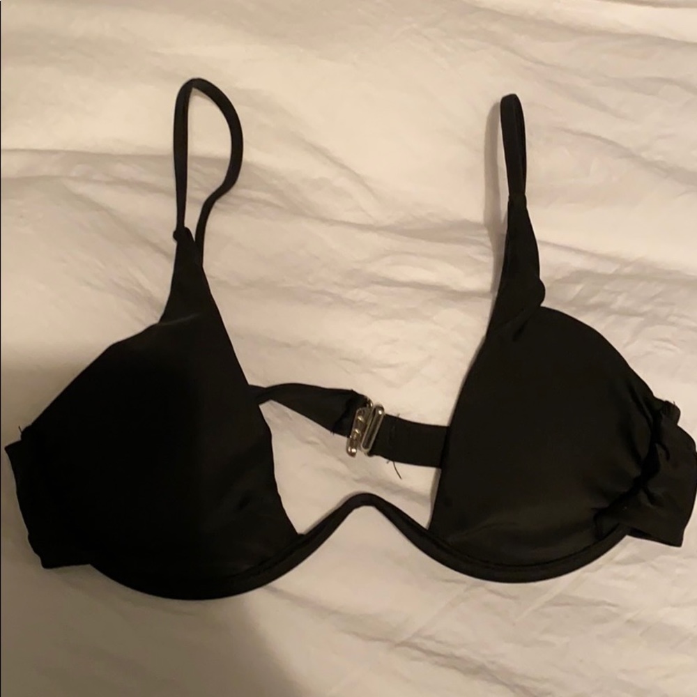 Low cut bikini top